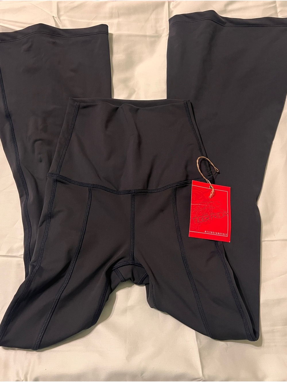 Tiger Friday Charcoal Flare Dance Pants Adult Small AS NWT